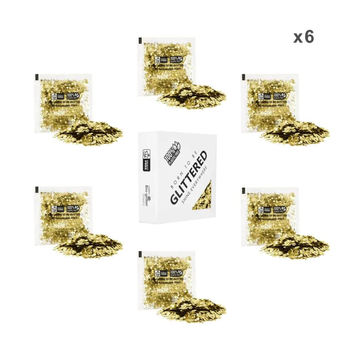 Villem Born to be Glittered biolagunevad litrid Golden Sun 3g Born to be Glittered