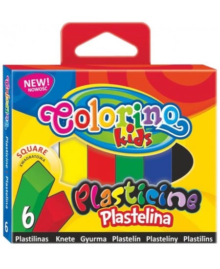 Villem COLORINO plastiliin kandiline 6 tooni Colorino