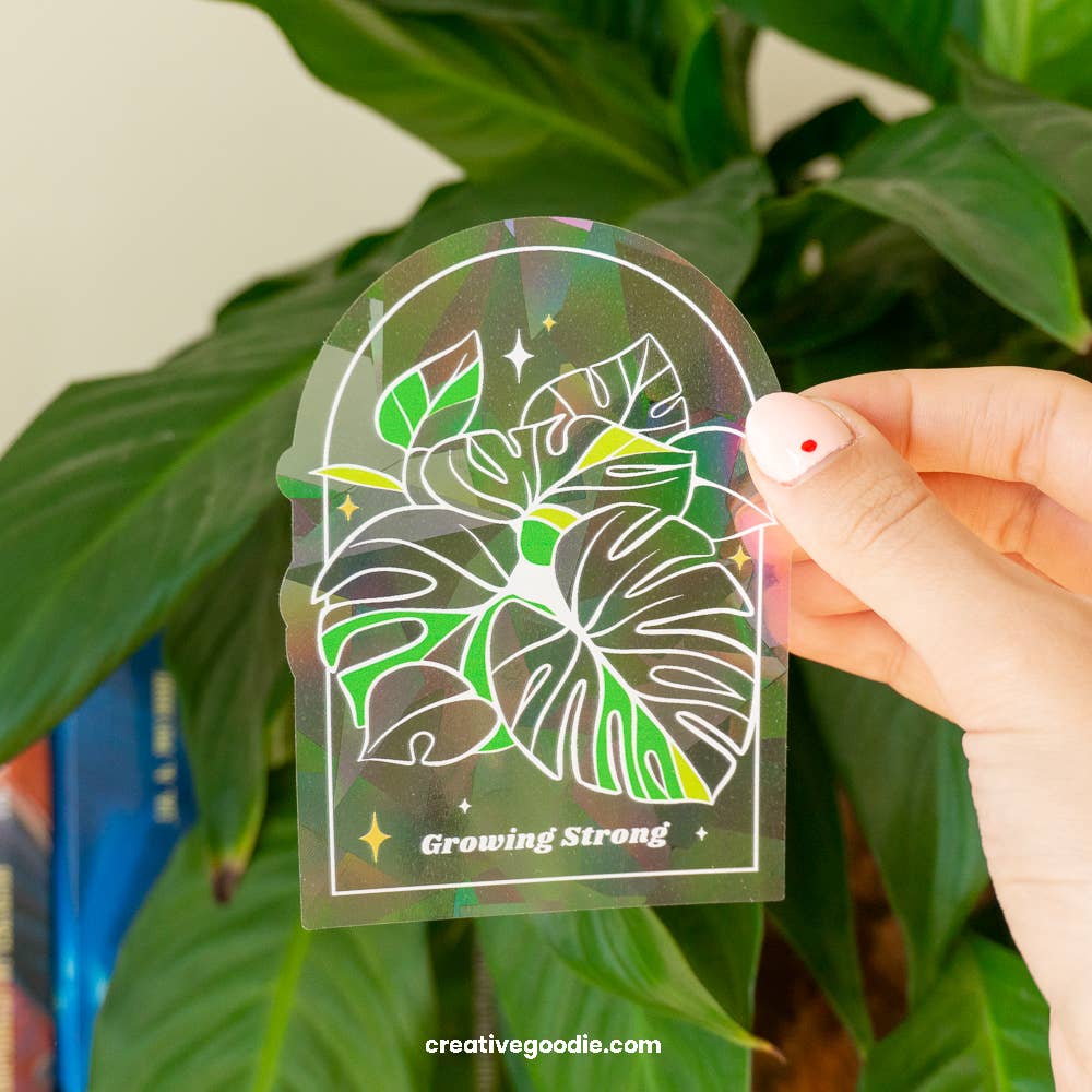 Villem Vikerkaare päikesepüüdja kleebis "Growing Strong" Creative Goodie