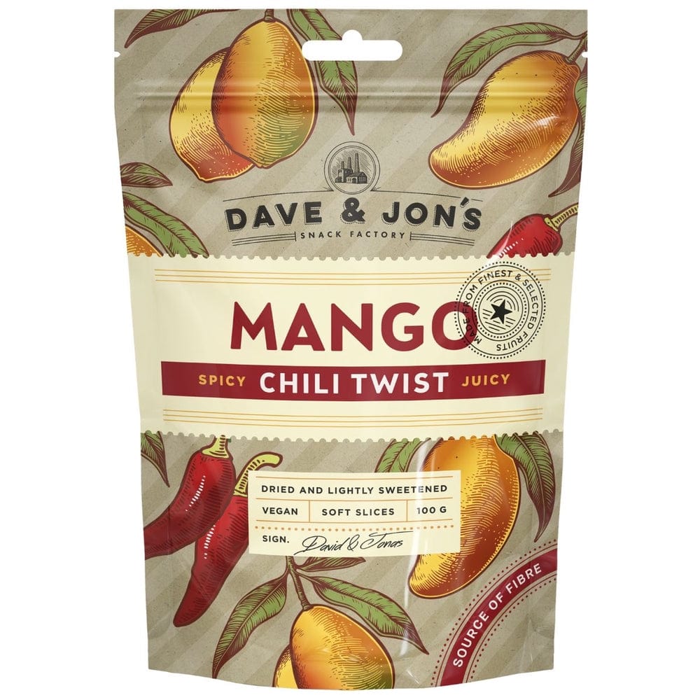 Villem Dave & Jon´s Mango Chili Twist 100g Dave & Jon’s