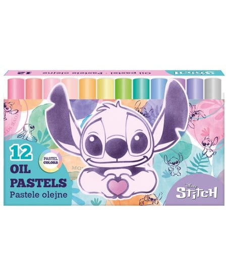 Villem DISNEY Stitch Pastel õlipastellid 12 tk Disney