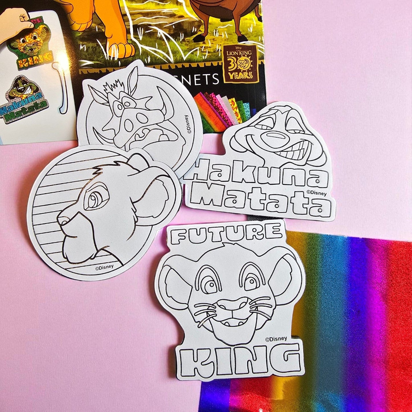 Villem Tee ise! DISNEY magnetikomplekt 4tk - Lion King Disney