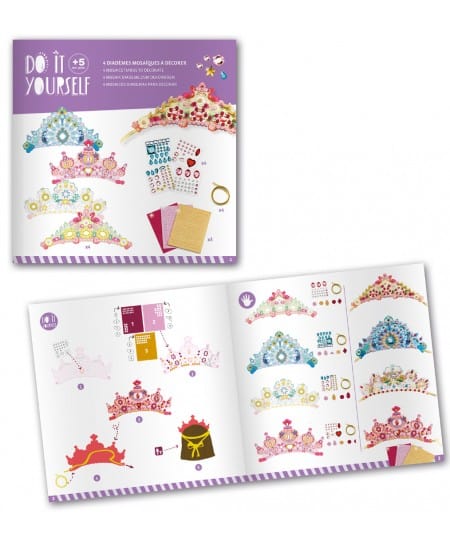 Villem Djeco DIY komplekt Printsessikroonid Djeco