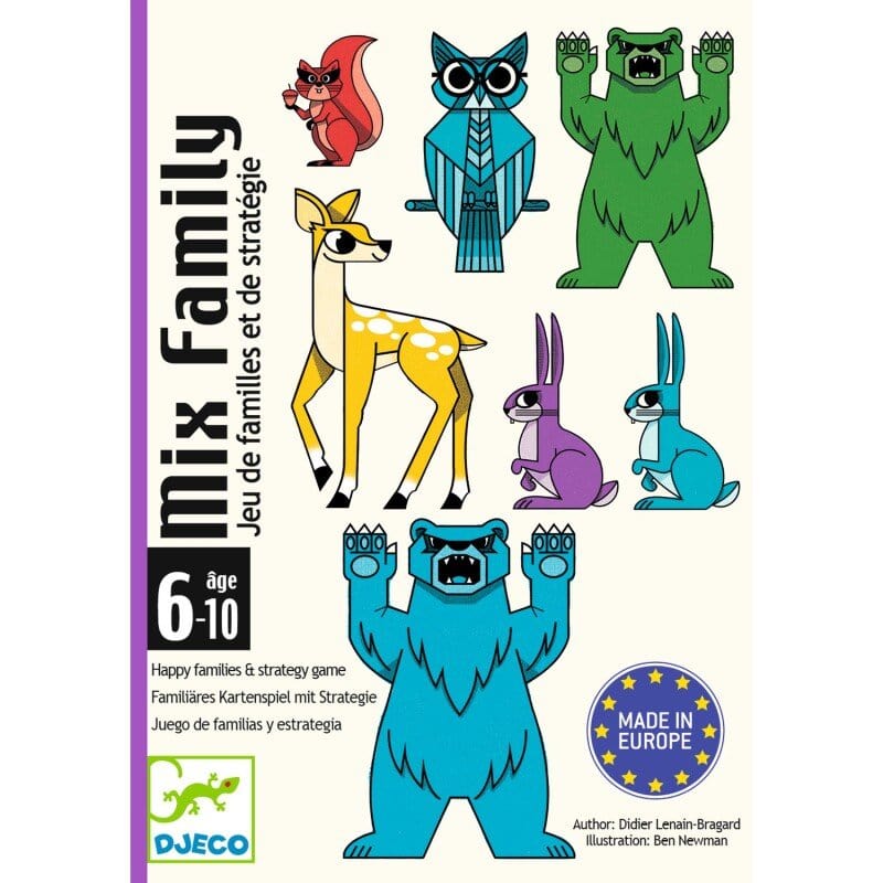 Villem DJECO kaardimäng Segaperekond Djeco