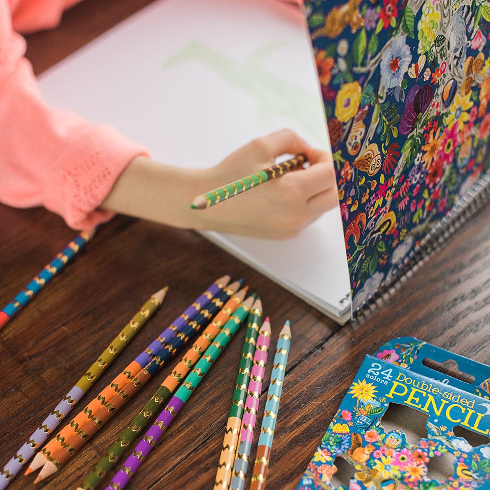 Villem EEBOO Tree of Life kahepoolsete värvipliiatsite komplekt 12 tk EEBOO