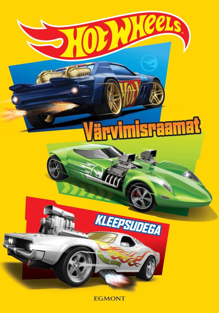 Villem Hot Wheels värviraamat kleepsudega EGMONT