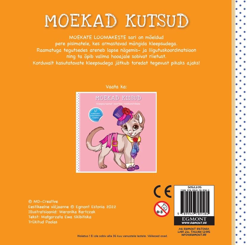 Villem Moekad kutsud kleepsuraamat EGMONT
