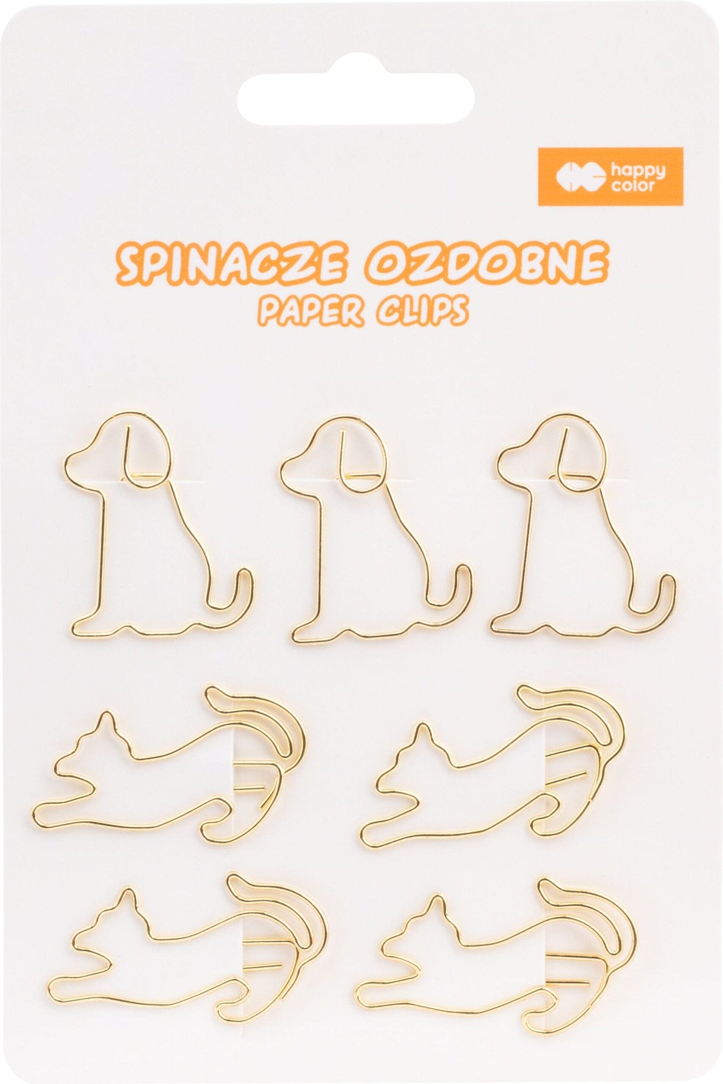 Villem Dekoratiivklambrid kass & koer 7 tk Happy Color