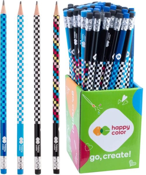 Villem Harilik Pliiats Skate, 2B Happy Color