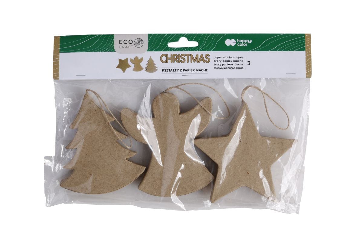 Villem Papist 3D figuurid Jõulud 3 tk Happy Color