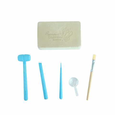 Villem Jarmelo Geoloogi Kaevamiskomplekt – Poolvääriskividega Jarmelo