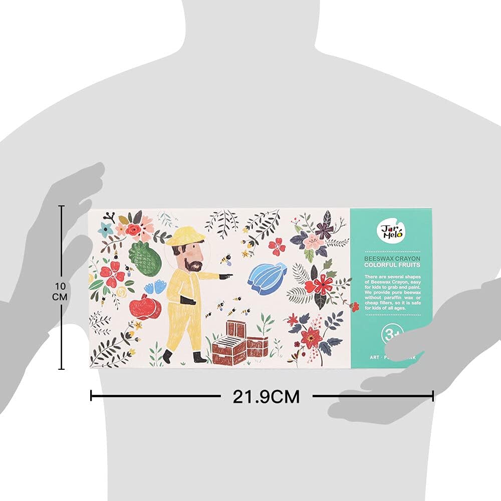 Villem Jarmelo mesilasvahast kriidid Värvilised viljad 12 tk Jarmelo