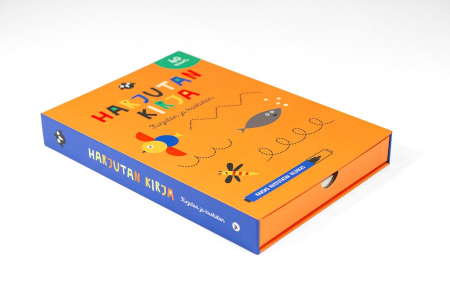 Villem Harjutan kirja. Kirjutan ja kustutan õppekaardid Koolibri