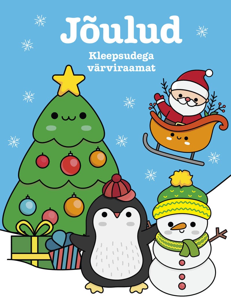 Villem Jõulud. Kleepsudega värviraamat Koolibri