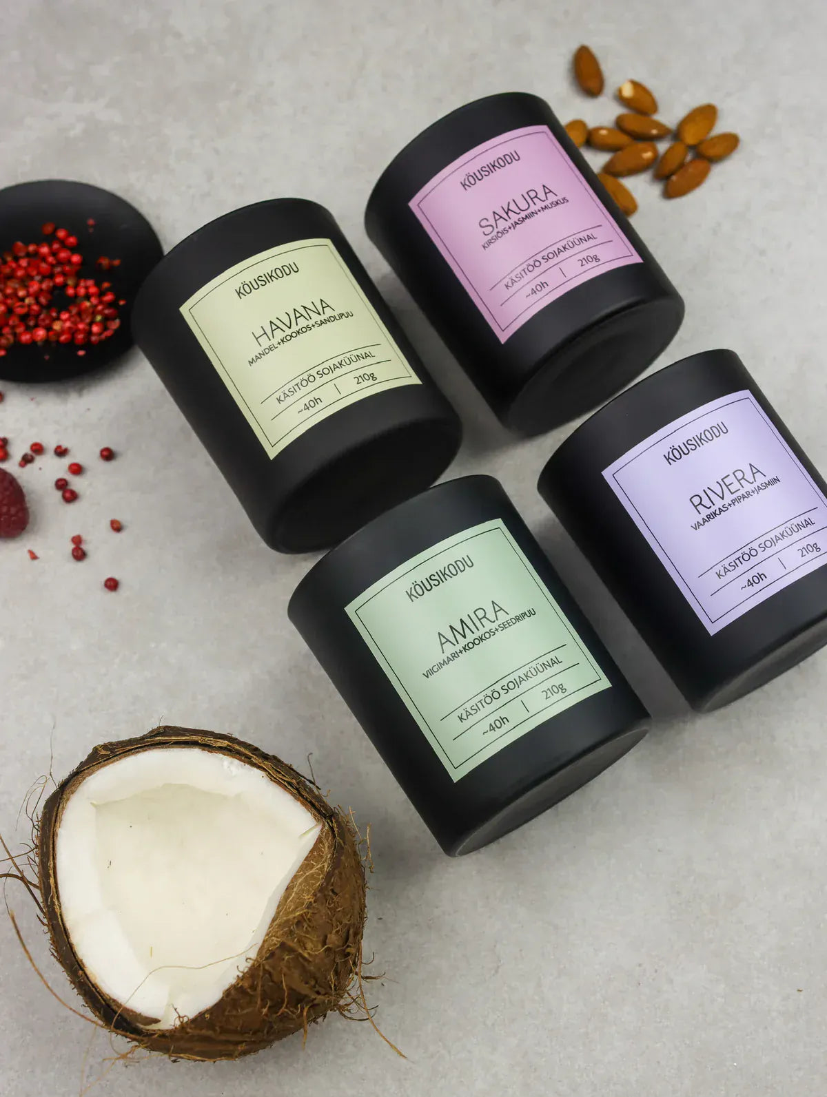 Villem Köusikodu sojaküünal “Sakura" Köusikodu