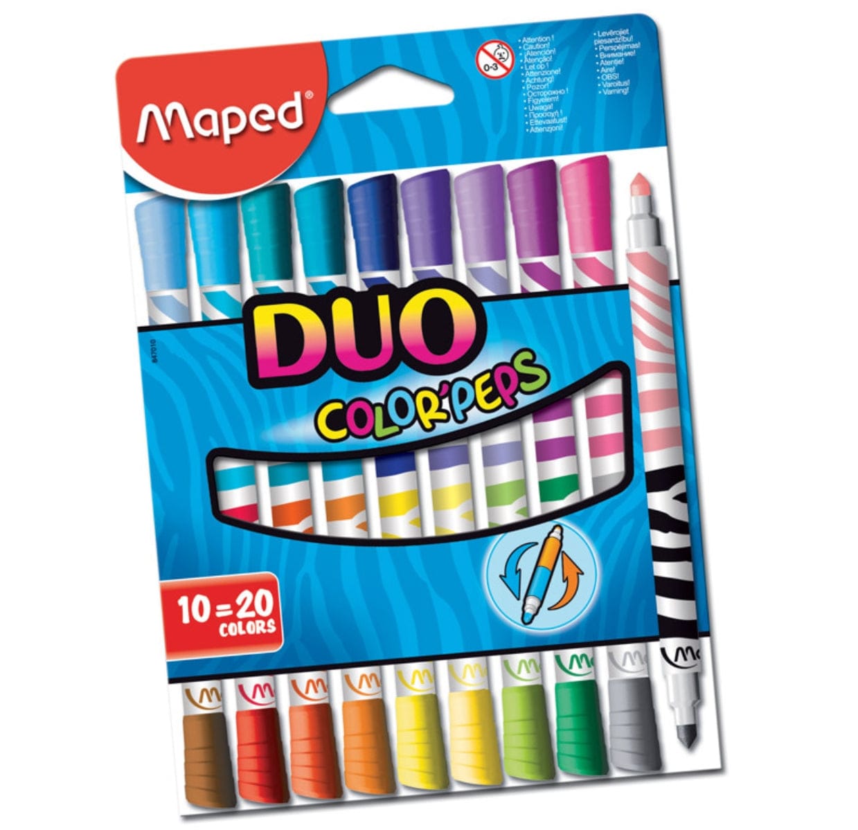 Villem MAPED Viltpliiats Maped Color’Peps Duo 10x2 tk Maped