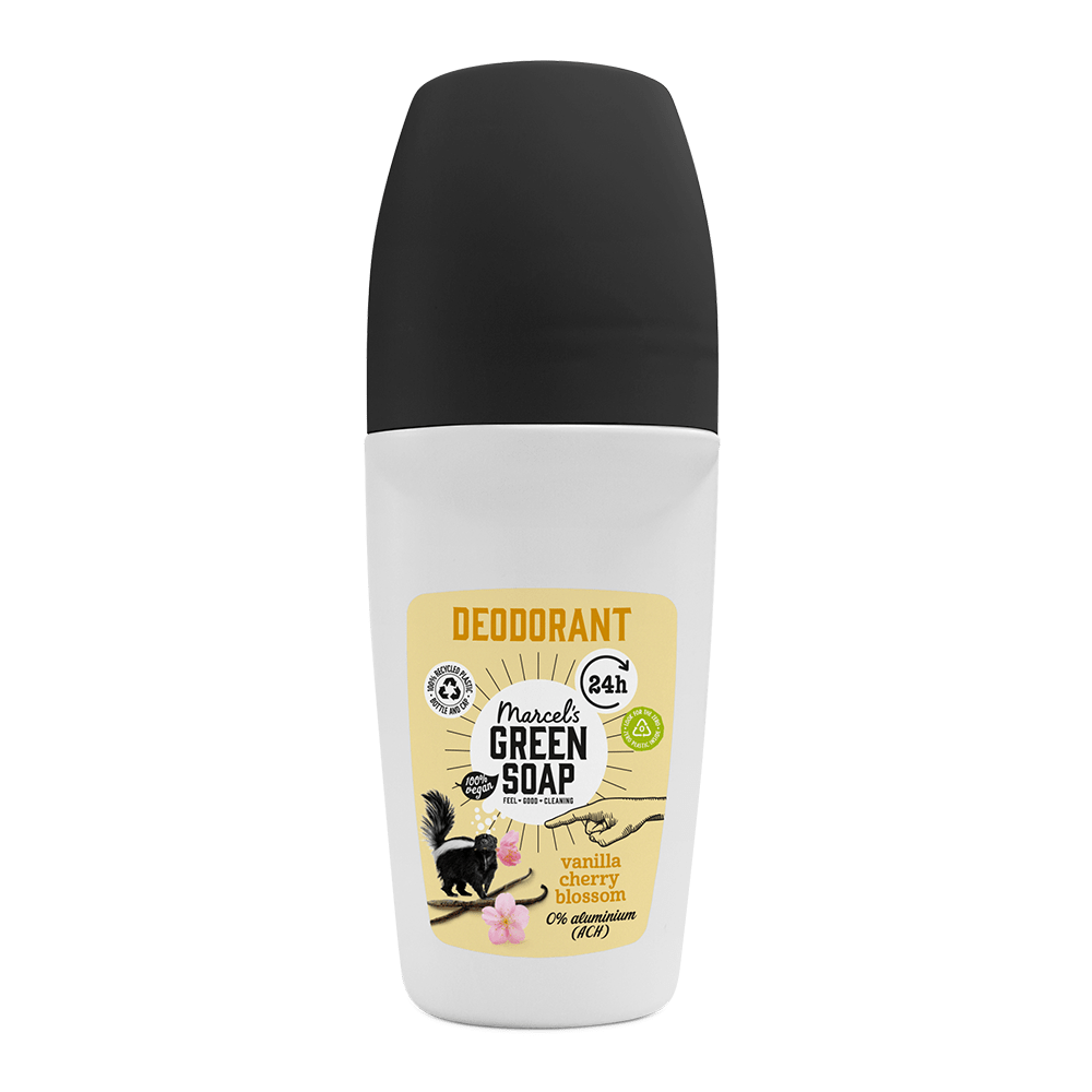 Villem Deodorant Roller Vanilla & Cherry Blossom (50ml) Marcel's Green Soap