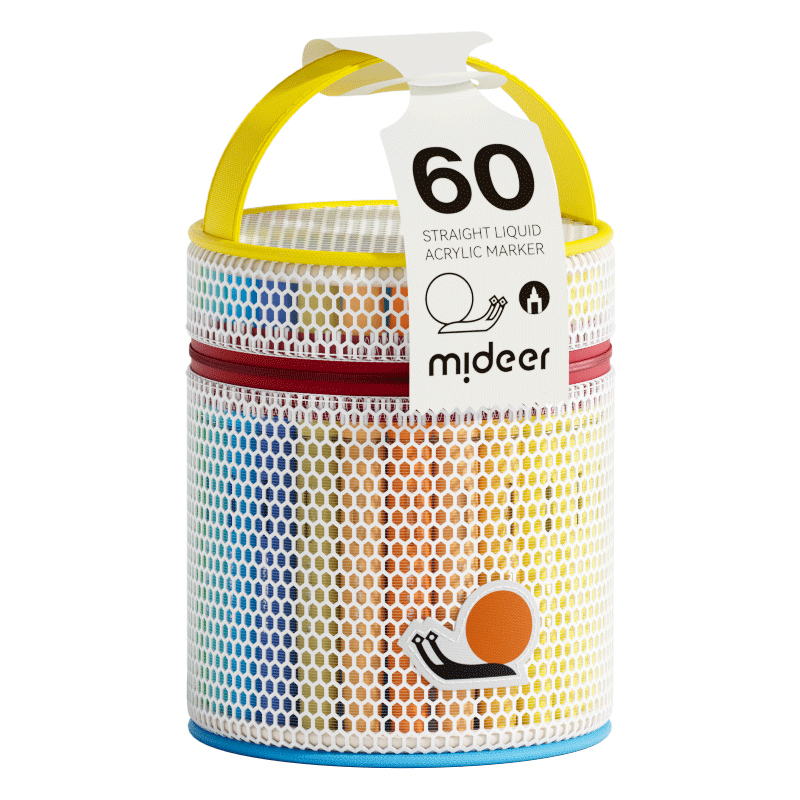 Villem MIDEER akrüülmarkerid Mega 60 tooni Mideer