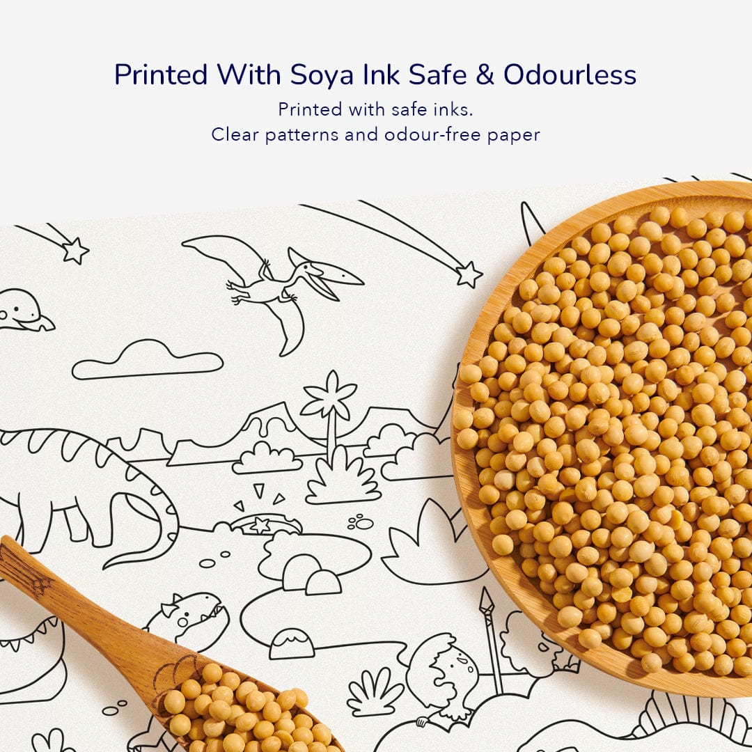 Villem MIDEER isekleepuv värvimisrull DINO 4m Mideer