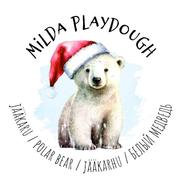 Villem Milda Plastiliin Jääkaru - UUS! Milda Playdough