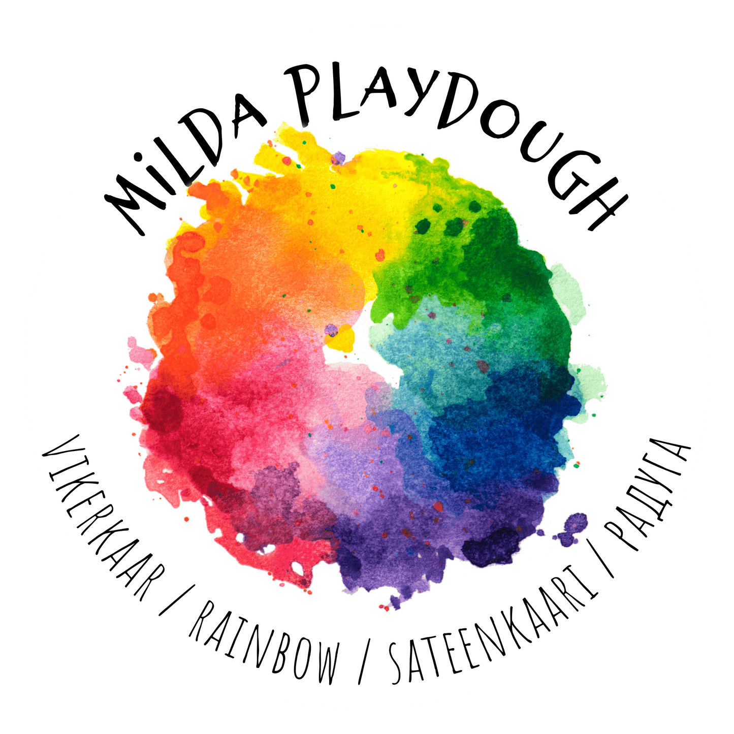 Villem Milda Plastiliin Vikerkaar Milda Playdough