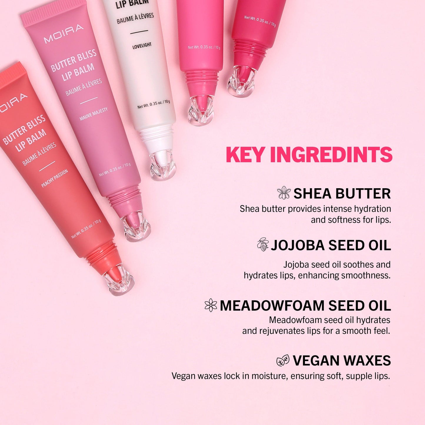 Villem MOIRA Butter Bliss Lip Balm 011 Cotton Candy Cutie MOIRA