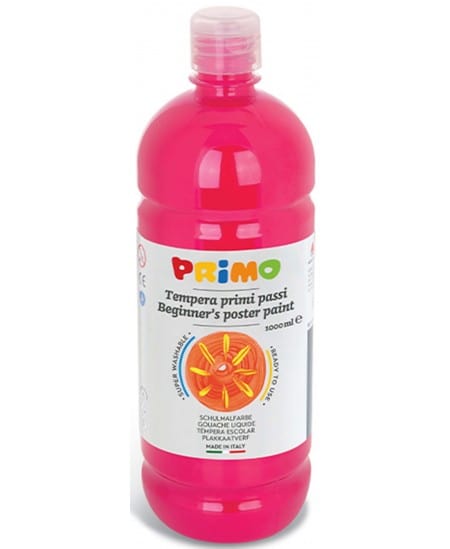 Villem PRIMO guaššvärv 1000ml erkroosa PRIMO