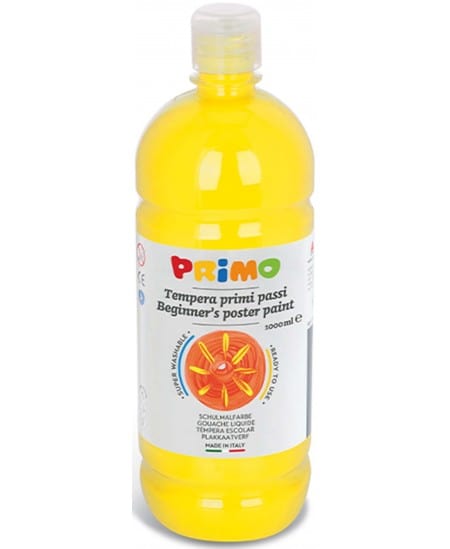 Villem PRIMO guaššvärv 1000ml kollane PRIMO