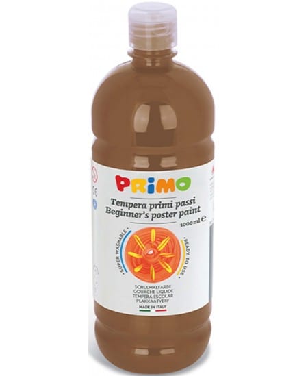 Villem PRIMO guaššvärv 1000ml pruun PRIMO
