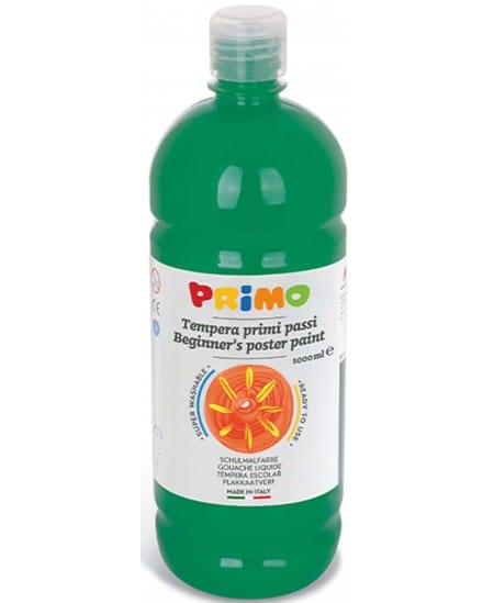 Villem PRIMO guaššvärv 1000ml tumeroheline PRIMO