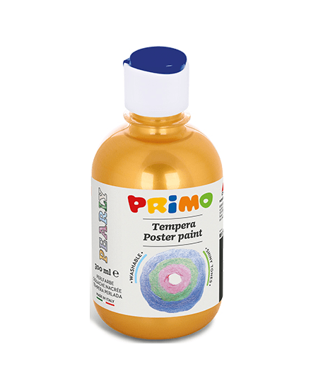 Villem PRIMO guaššvärv kollane pärlmutter 300ml PRIMO