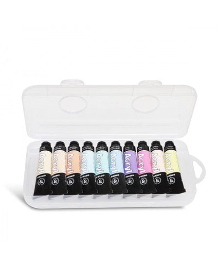 Villem PRIMO pastelsed akrüülid tuubis 10värvi ,18ml PRIMO