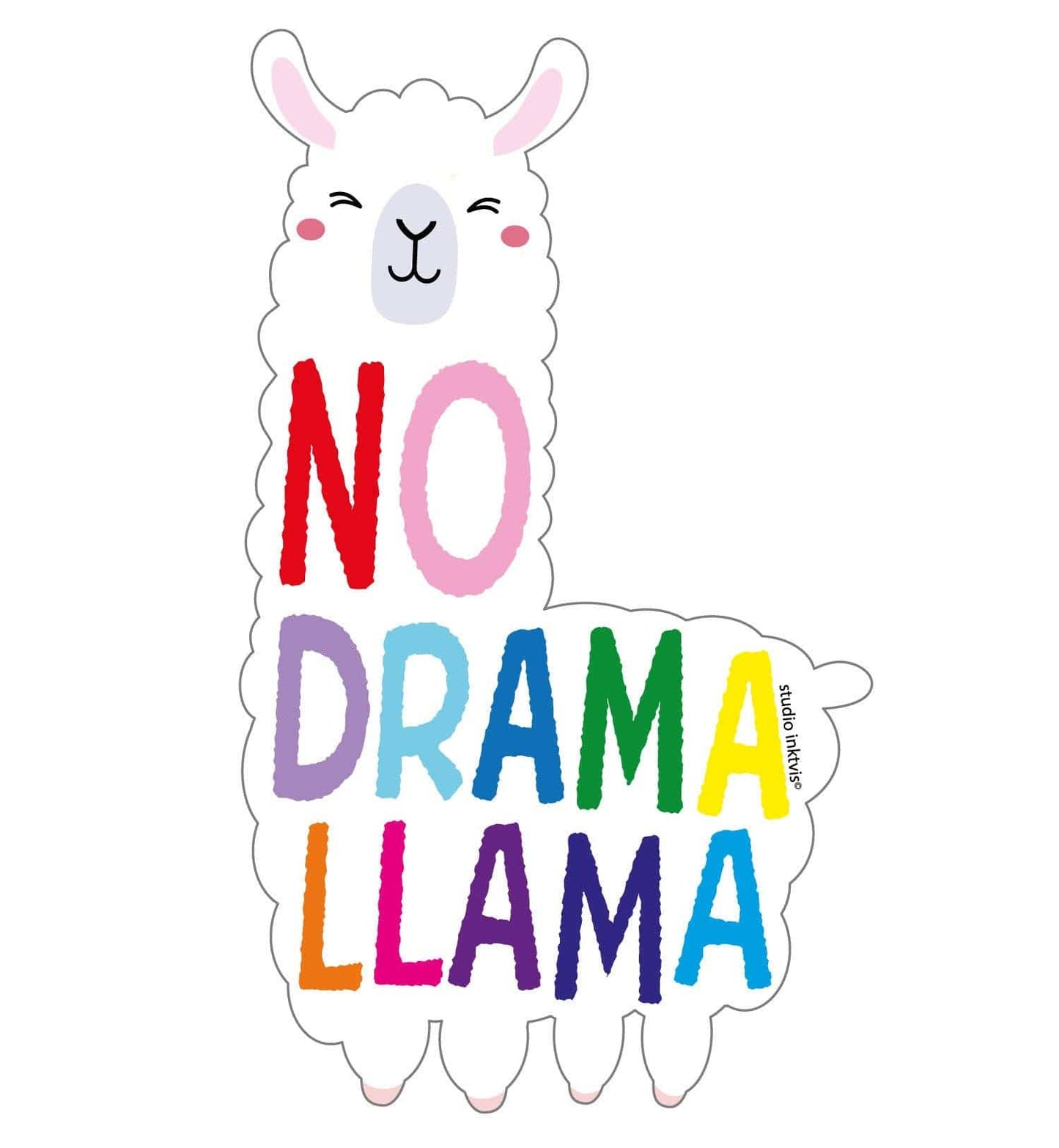 Villem Vinüülkleebis – “No Drama Llama” Studio Inktvis