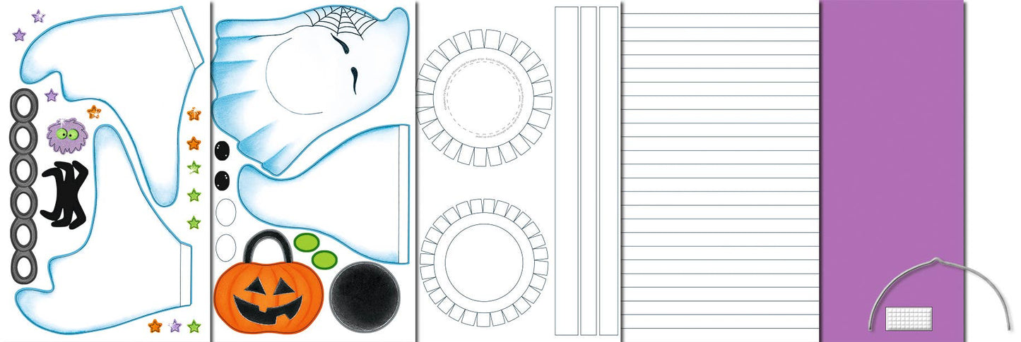 Villem Lantern craft kit (cross) “Ghost” URSUS® / Buntpapierfabrik Ludwig Bähr GmbH & Co. KG