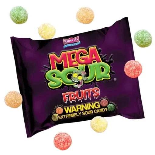 Villem Barnett´s Mega Sour Candy Sour Fruits 104g Barnetts