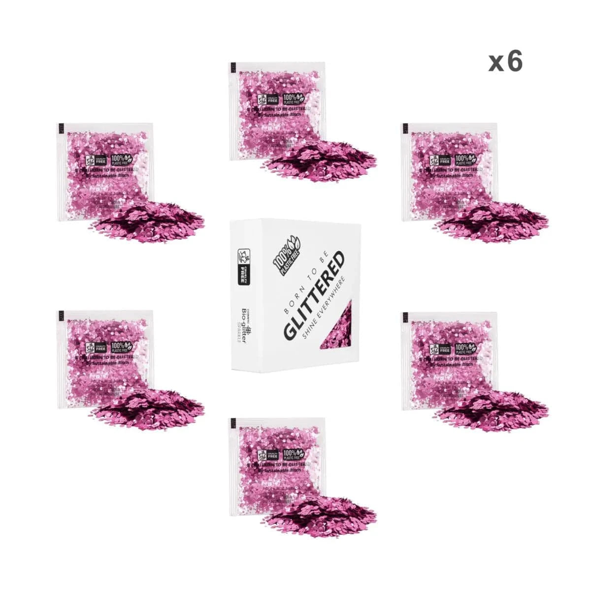 Villem Born to be Glittered biolagunevad litrid Pink Clouds 3g Born to be Glittered