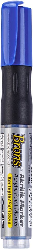Villem BRONS Sinine akrüülmarker, 4.5mm Brons