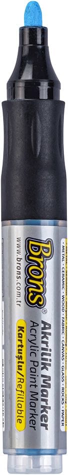 Villem BRONS Sinine akrüülmarker, 4.5mm Brons