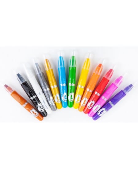 Villem COLORINO siidised vahakriidid 12 tk - Mickey Mouse Colorino