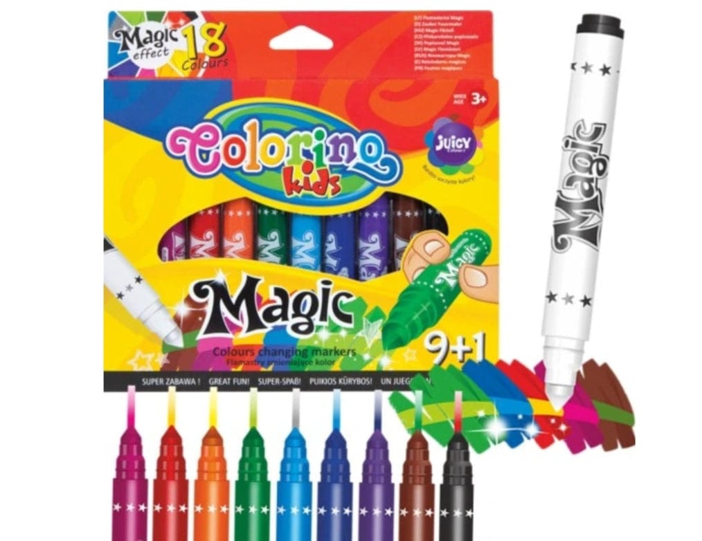 Villem COLORINO viltpliiatsid Magic 9+1tk Colorino