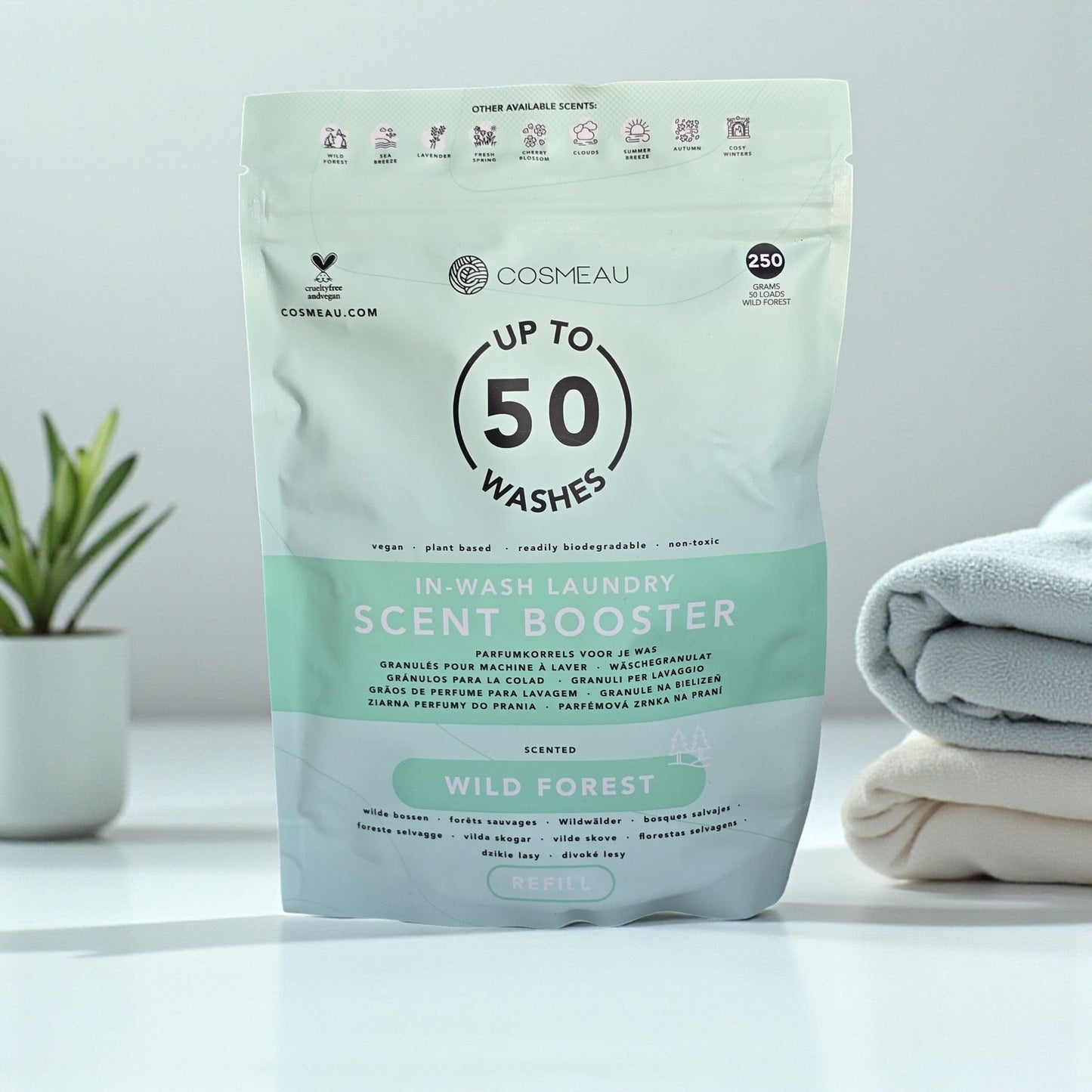 Villem Cosmeau Lõhnapärlid kuni 250g (50 pesule) - Wild Forest Cosmeau