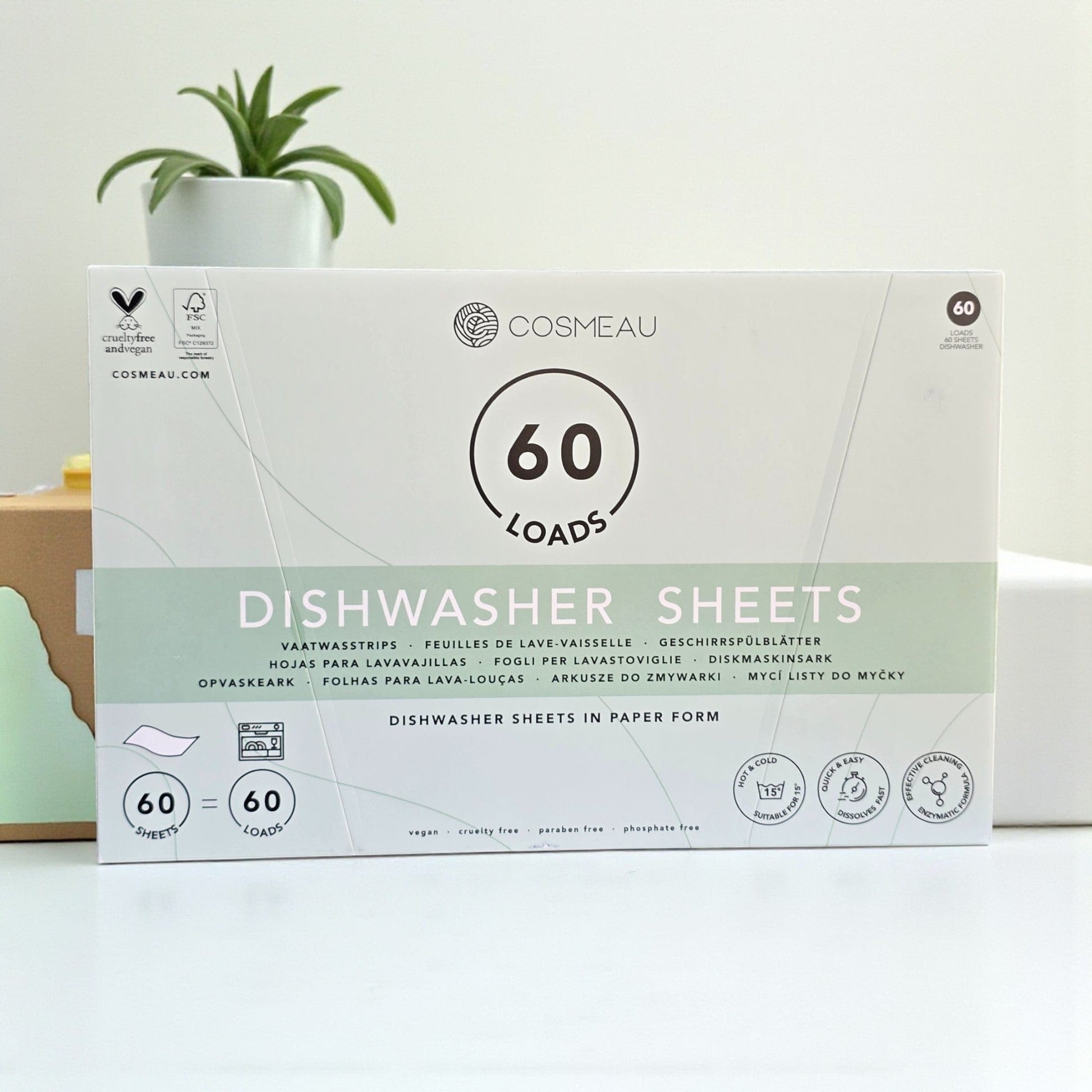 Villem Cosmeau pesulehed Nõudepesumasinale 60 lehte Cosmeau