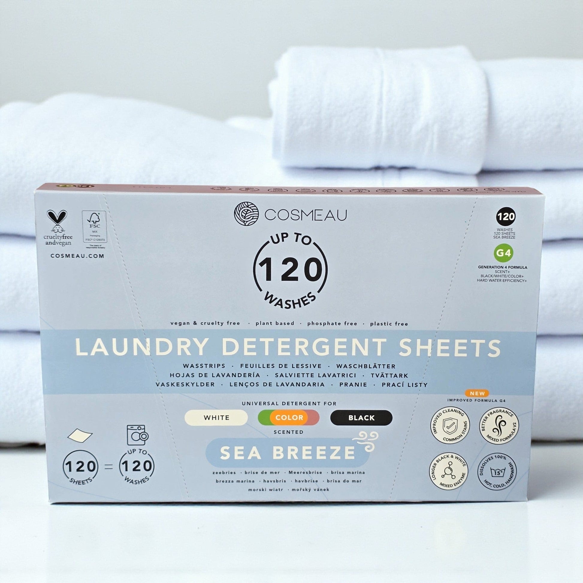 Villem Cosmeau Pesulehed Sea Breeze 120 pesu = 120 lehte Cosmeau