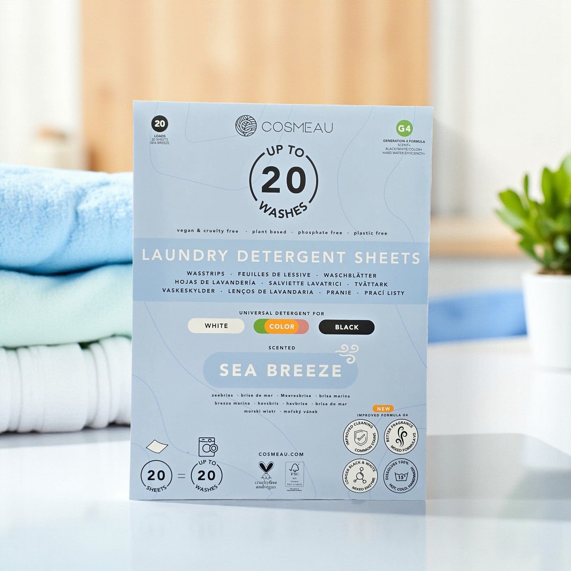 Villem Cosmeau Pesulehed Sea Breeze 20 pesu = 20 lehte Cosmeau