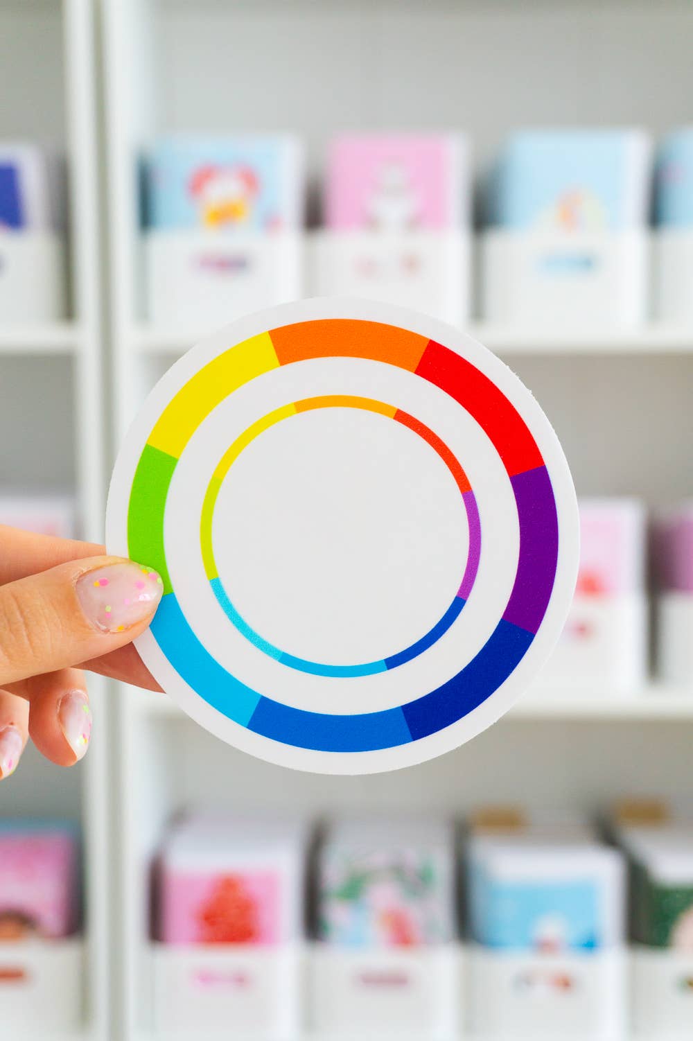 Villem Vikerkaare päikesepüüdja kleebis "Color Wheel" Creative Goodie