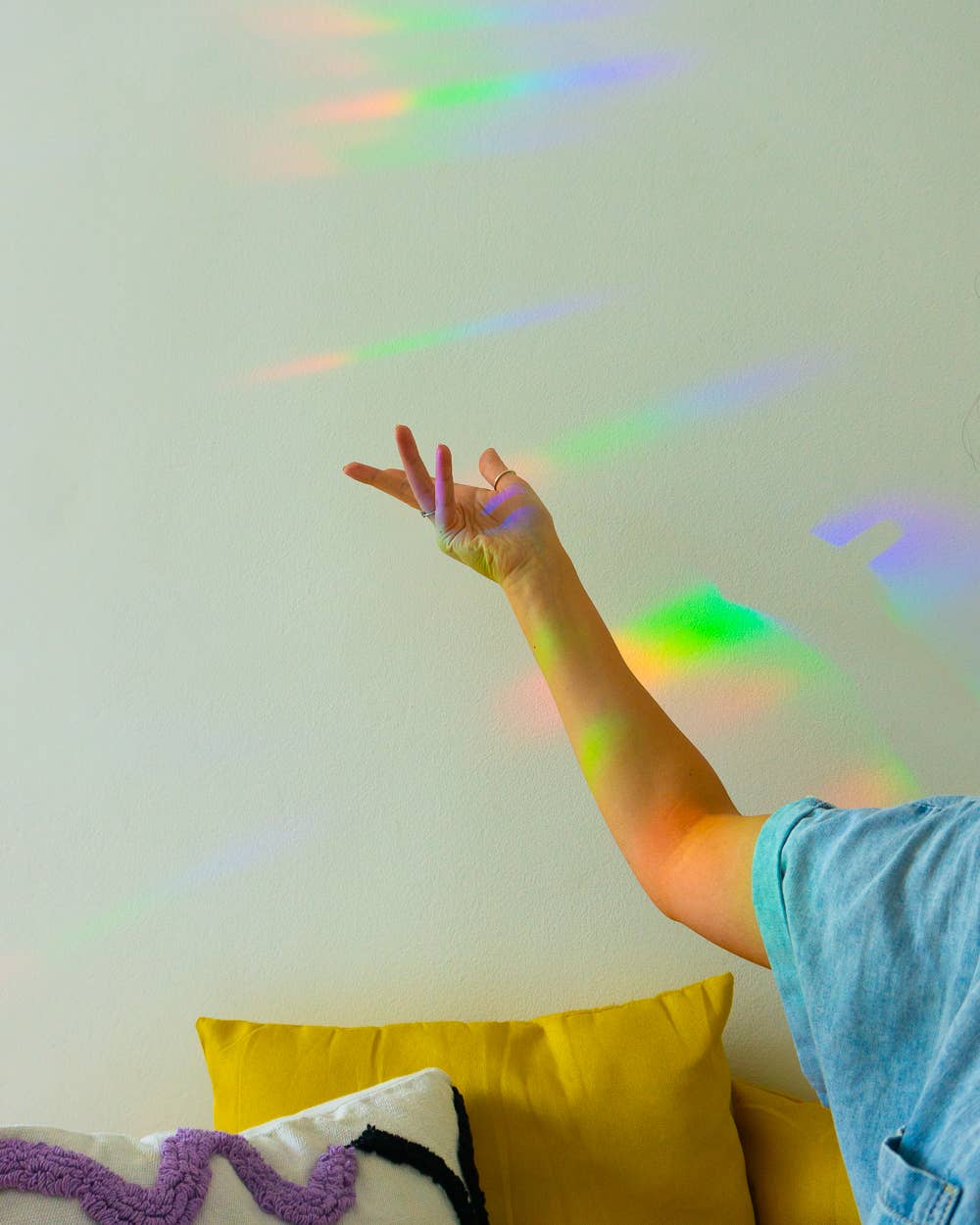 Villem Vikerkaare päikesepüüdja kleebis "RGB" Creative Goodie