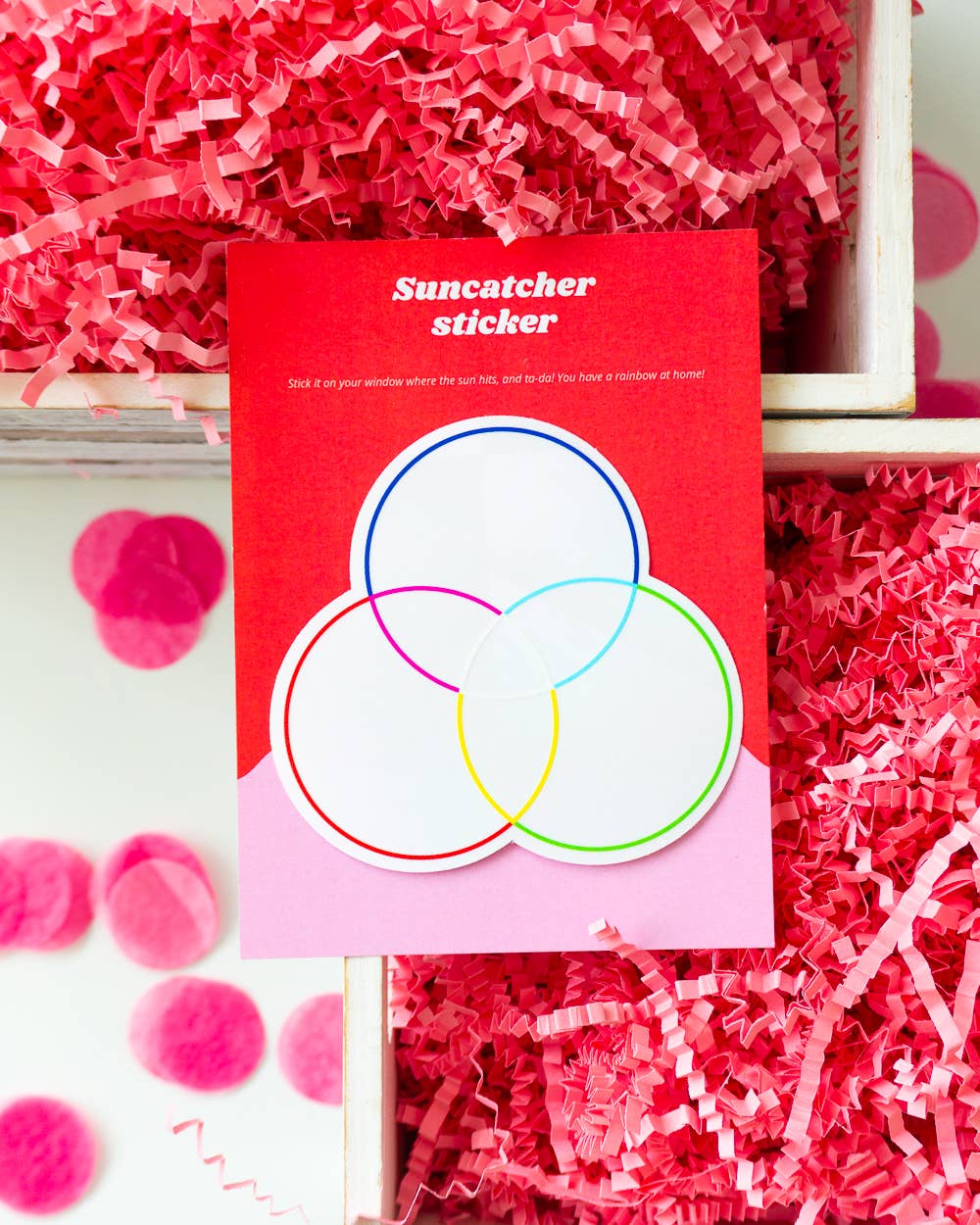 Villem Vikerkaare päikesepüüdja kleebis "RGB" Creative Goodie