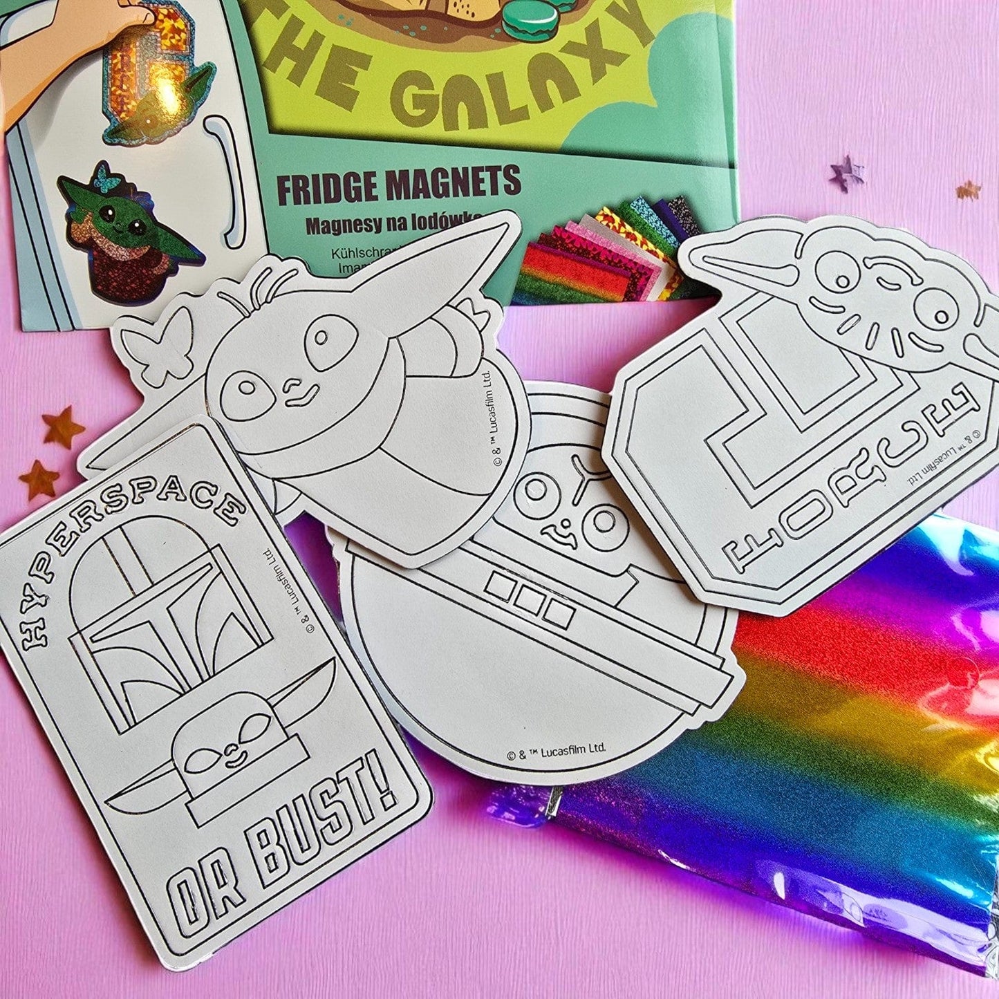 Villem Tee ise! DISNEY magnetikomplekt 4tk - Mandalorian Disney