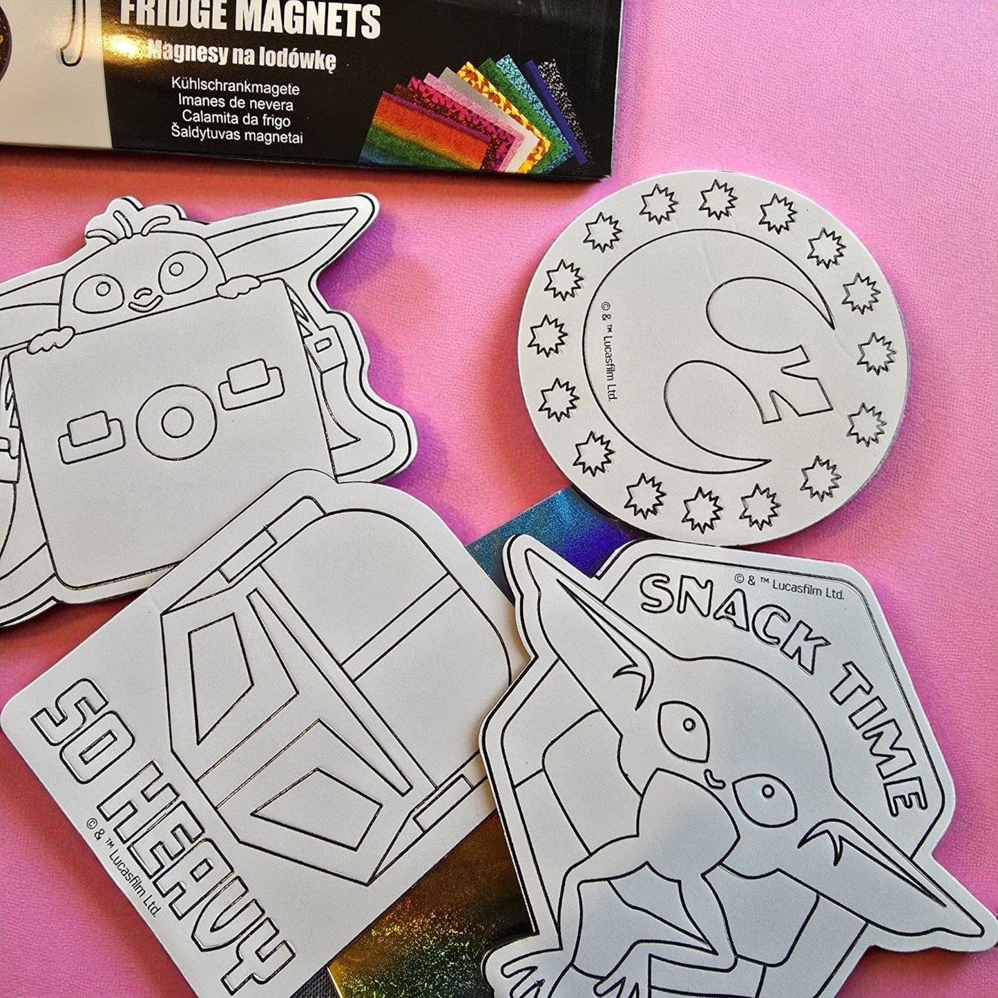 Villem Tee ise! DISNEY magnetikomplekt 4tk - Mandalorian Disney