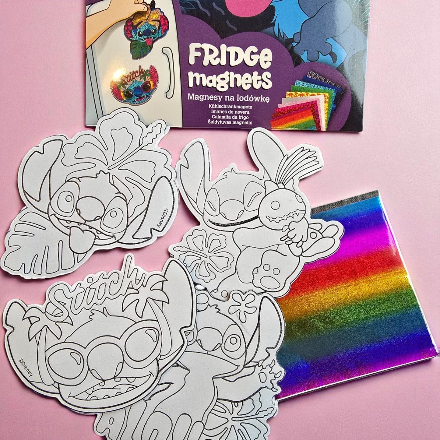 Villem Tee ise! DISNEY magnetikomplekt 4tk - Stitch Disney